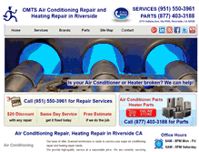 Tablet Screenshot of airconditioningrepair-riversideca.com